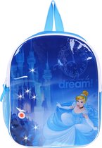 DISNEY PRINCESS Cinderella Kindergarten Backpack/Bagage, klein, blauw, lichtjes