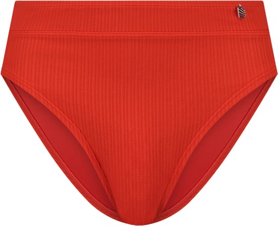 Fiery Red high waist bikinibroekje
