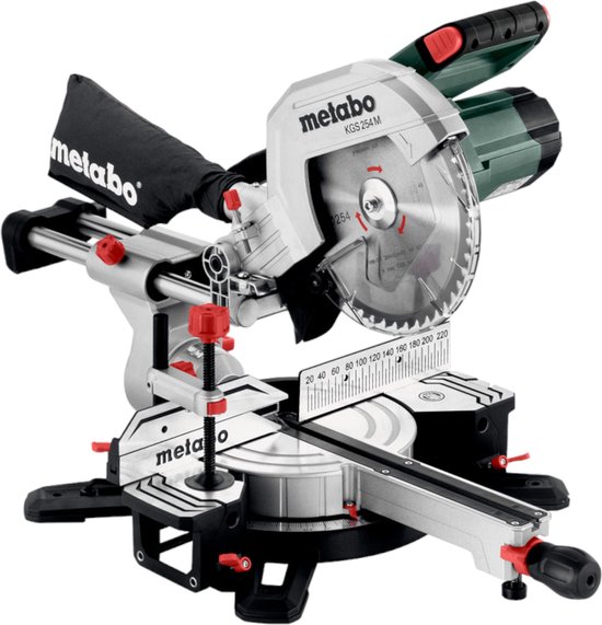 Metabo Afkortzaag KGS 254 M met trekfunctie | nieuwste model - 613254000