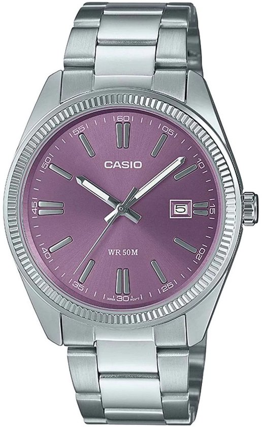 Casio Casio Collection MTP-1302PD-6AVEF Horloge - Staal - Zilverkleurig - Ø 39 mm