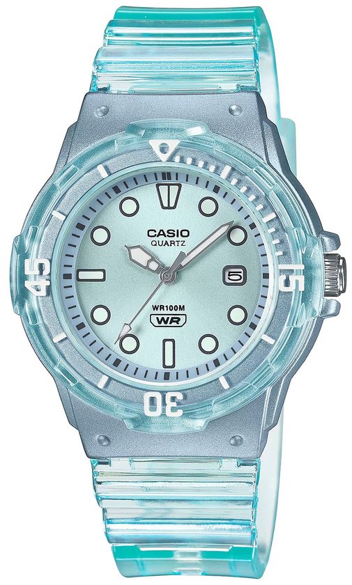 Casio Casio Horloge - Kunststof - Transparant - Ø 32