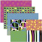 Decoupage papier - Vrolijke kleuren - 25x35 cm - 17 grams - Glad Design - 4x2 vel