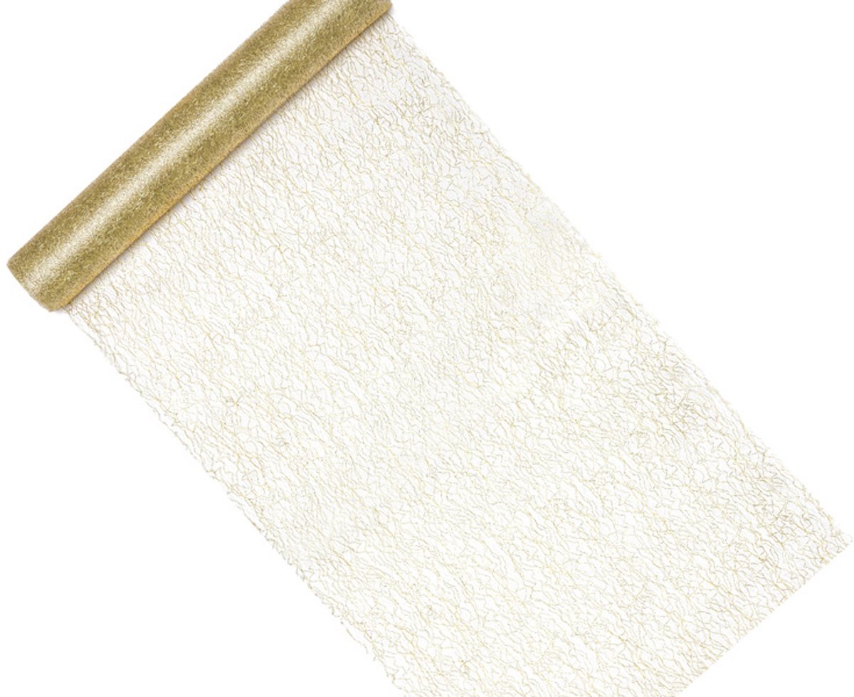 Decoratief Gaas Goud (0,36x9m)