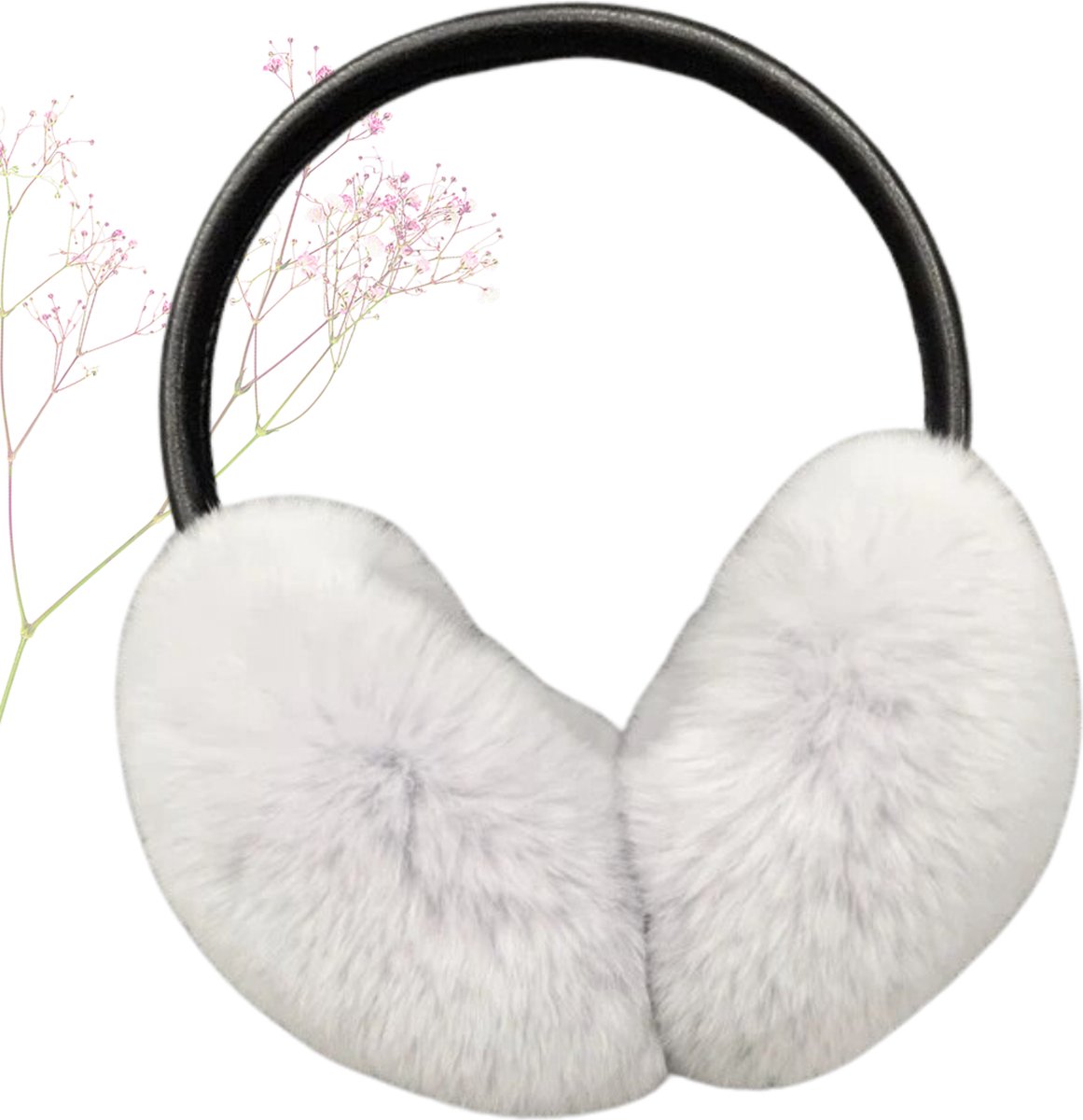 Actania Oorwarmers - Oorverwarmers - Earmuffs - Ear Warmers - Dames - Heren - Volwassenen - Winter - Lichtgrijs
