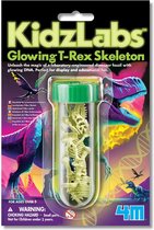 4M Kidzlabs Science Card T-Rex Skelet Glow-in-the-dark