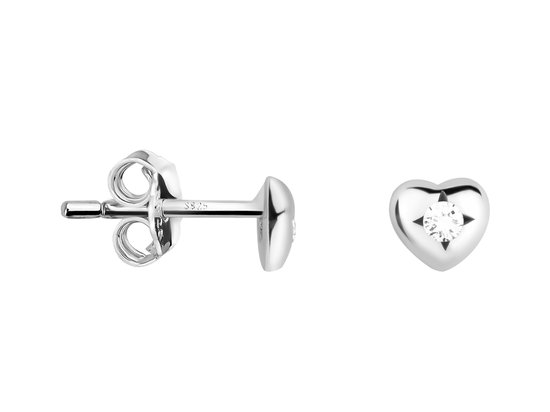 Sofia Milani - Boucles d'oreilles pour femme en Argent 925 - Boucles d'oreilles coeur