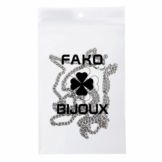 Fako Bijoux® - Schakelketting - Ketting Bijoux - 2mm - 45cm - Zilverkleurig - Fako Bijoux®
