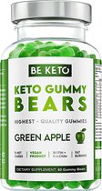 Be Keto | Keto Gummy Bears | Green Apple | 3 stuks | 3 x 60 Gummy Bears