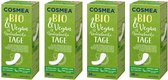 Cosmea® | 4 x 26 inlegkruisjes | extra lang en absorberend | biologisch en vegan | biologisch katoen | multipack