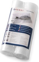 Hendi - Vacuümverpakkingszakken met reliëf op rol - 2 rollen per verpakking - 280 x 6000 mm