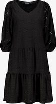 TwoDay dames broderie jurk zwart - Maat XL