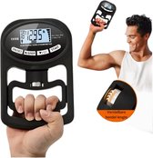Ustratics® | Verstelbare griptester voor fitness | Digitale Hand dynamometer | Lcd scherm | Power training | Tot 120 kg | Op accu | Sport accesoires | Handkrachtmeter | Hand trainer |