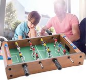Mini Voetbaltafel - Tafelvoetbalspel voor Kinderen en Volwassenen - Compact en Stevig - Educatief Speelgoed - Eenvoudig te Monteren - Inclusief Voetballen - Perfect voor Familieplezier