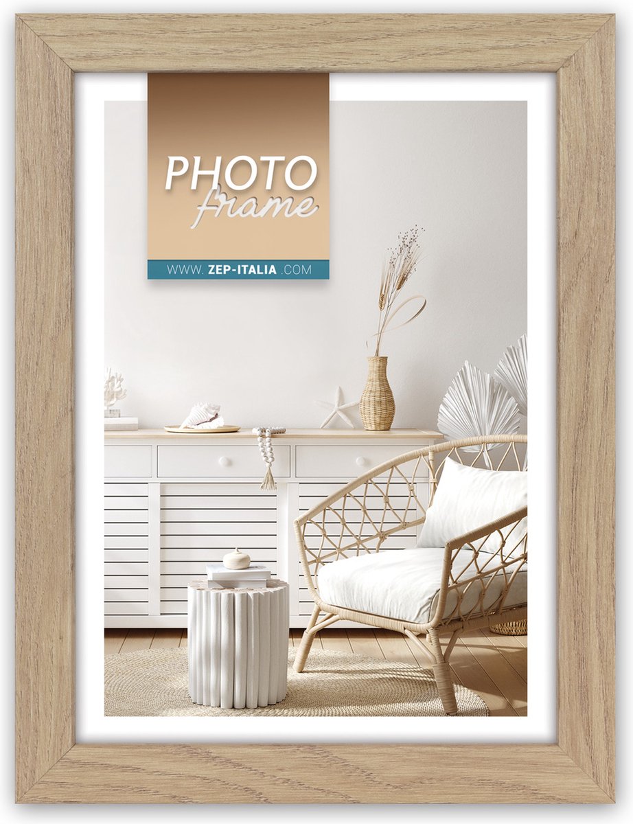 Zep Houten Fotolijst Vivan 7 Lichtbruin voor foto formaat 13x18 - V33577