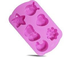 Airfryer Siliconen bakvorm met Figuurtjes - Bakvorm met Figuren Voor Kinderen - Roze Airfryer Siliconen bakvorm met Figuurtjes - Bakvorm met Figuren Voor Kinderen - Roze