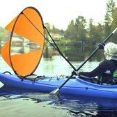 Grote 108 cm kajak windzeil peddel draagbaar kanus pop-up downwind zeil kit kajak accessoires voor opblaasbare boten kajaks kanus eenvoudige installatie en snel te gebruiken