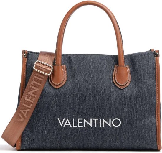 Valentino Bags Sac à main Leith Re - Denim + cuir