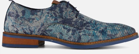 Vertice Veterschoenen blauw Leer - Maat 43