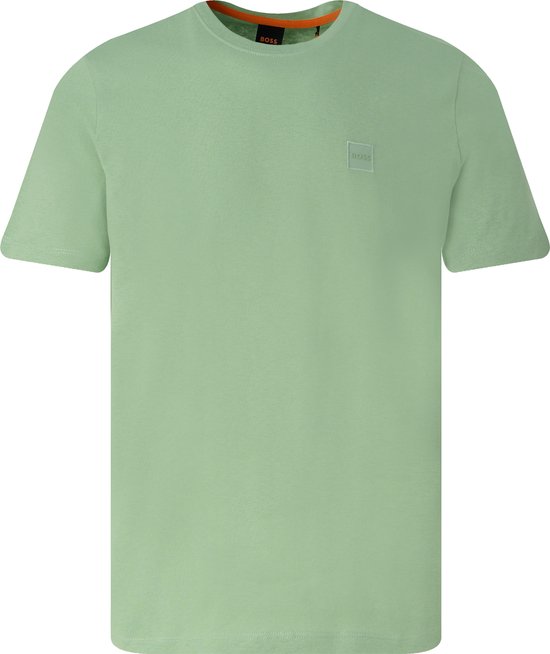 BOSS - T-shirt Tales Lichtgroen - Heren - Maat L - Regular-fit