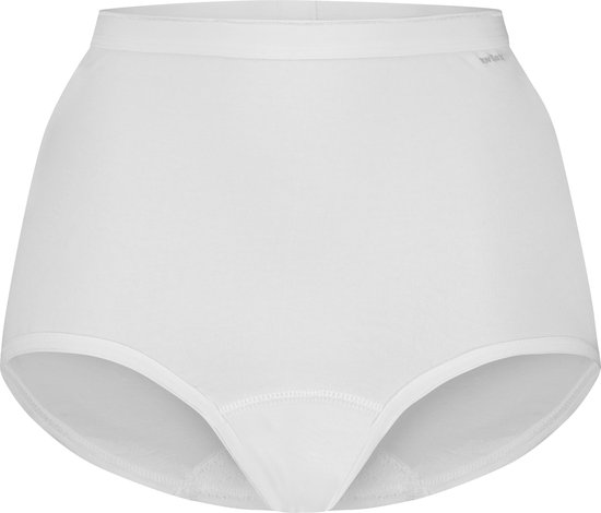 Ten Cate Basics organic cotton stretch high waist wit 4 pack voor Dames | Maat L
