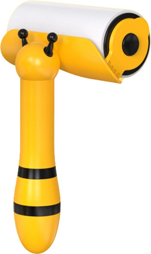 Kledingroller - incl. 2 navullingen - Kledingborstel - Lint verwijderaar - Roller tegen haren - Pluisvrije kleding - Pluizen verwijderen - Sticky roller - Roller tegen dierenharen - Haarverwijderaar Voor Huisdieren - Huisdierhaar Verwijderaar