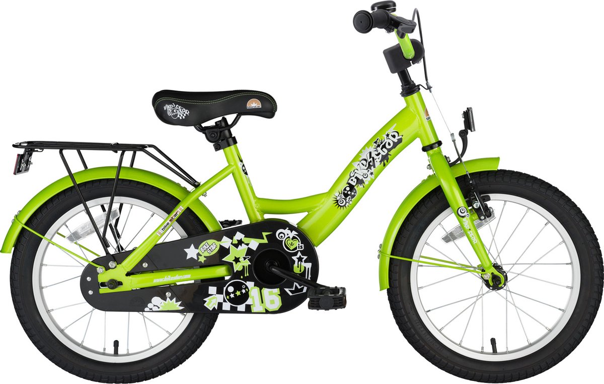 Bikestar 16 inch Classic kinderfiets, groen