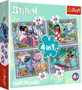 Lilo & Stitch 4-in-1 Puzzel - Crazy Day