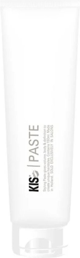 Witte tube KIS Styling Paste met grijze tekst 'PASTE' en productinformatie.