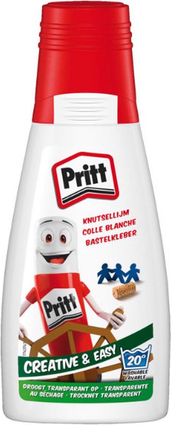 Foto: Pritt knutsellijm 100 g flacon knutsellijm papierlijm hobbylijm voor meerdere toepassingen 