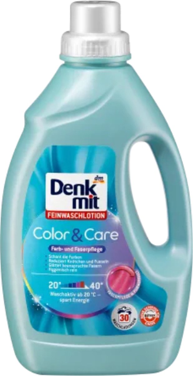Goedkoopste Denkmit Vloeibaar Mild Wasmiddel Lotion Colour & Care - 1,5 L