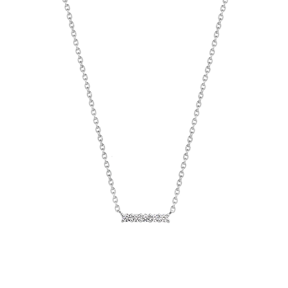 TI SENTO Ketting 3979ZI - Zilveren dames ketting - Maat 42