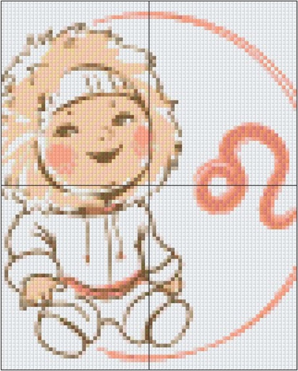 PIXELHOBBY BABYHOROSCOOPLEEUW - 4PLATEN - 82MATJES