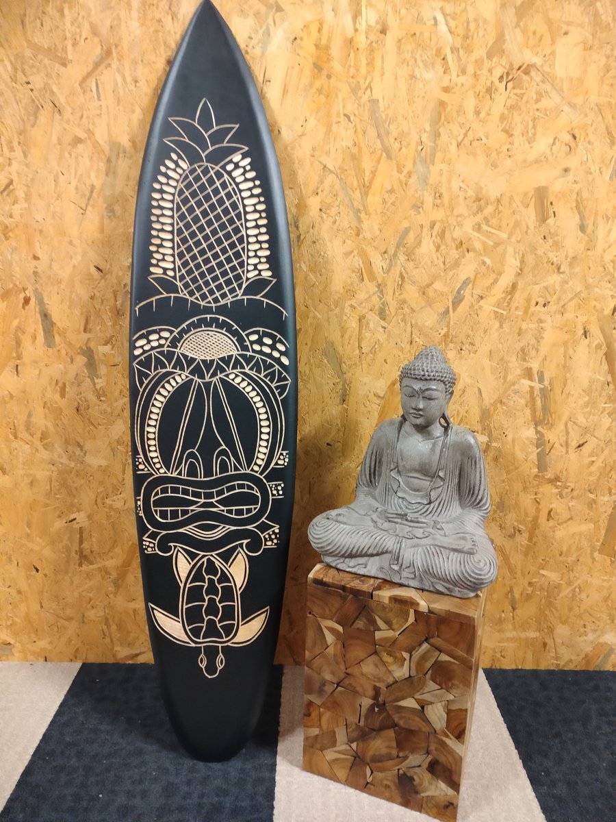 Pineapple - Surfplank Surfboard - Decoratie - 150cm