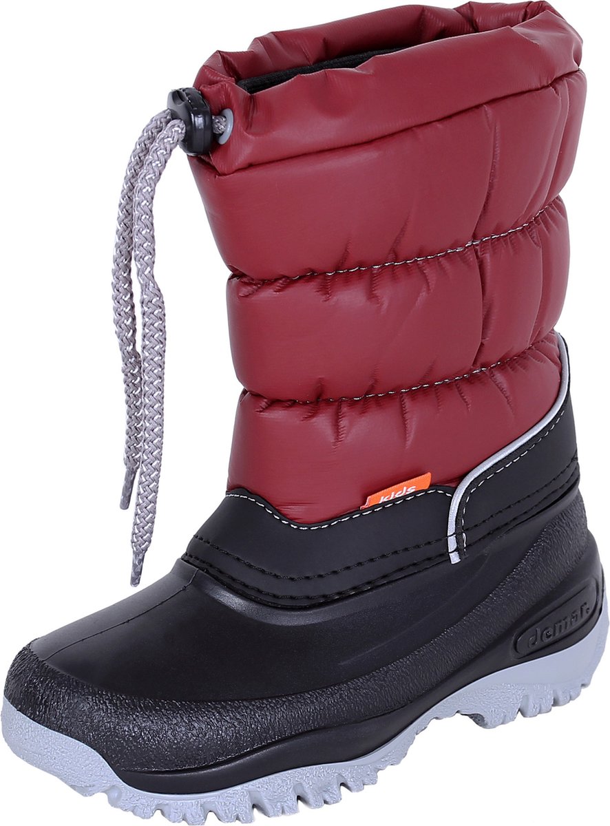 en zwarte geïsoleerde sneeuwlaarzen LUCKY DEMAR Maroon