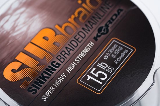 Korda - Sub Braid - 15lb - 0.30mm - 1200m - Donkergroen van Korda — afbeelding 4