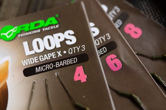 "Korda Loop Rigs DF Wide Gape X - 18lb - Maat 4 - " van Korda — afbeelding 2