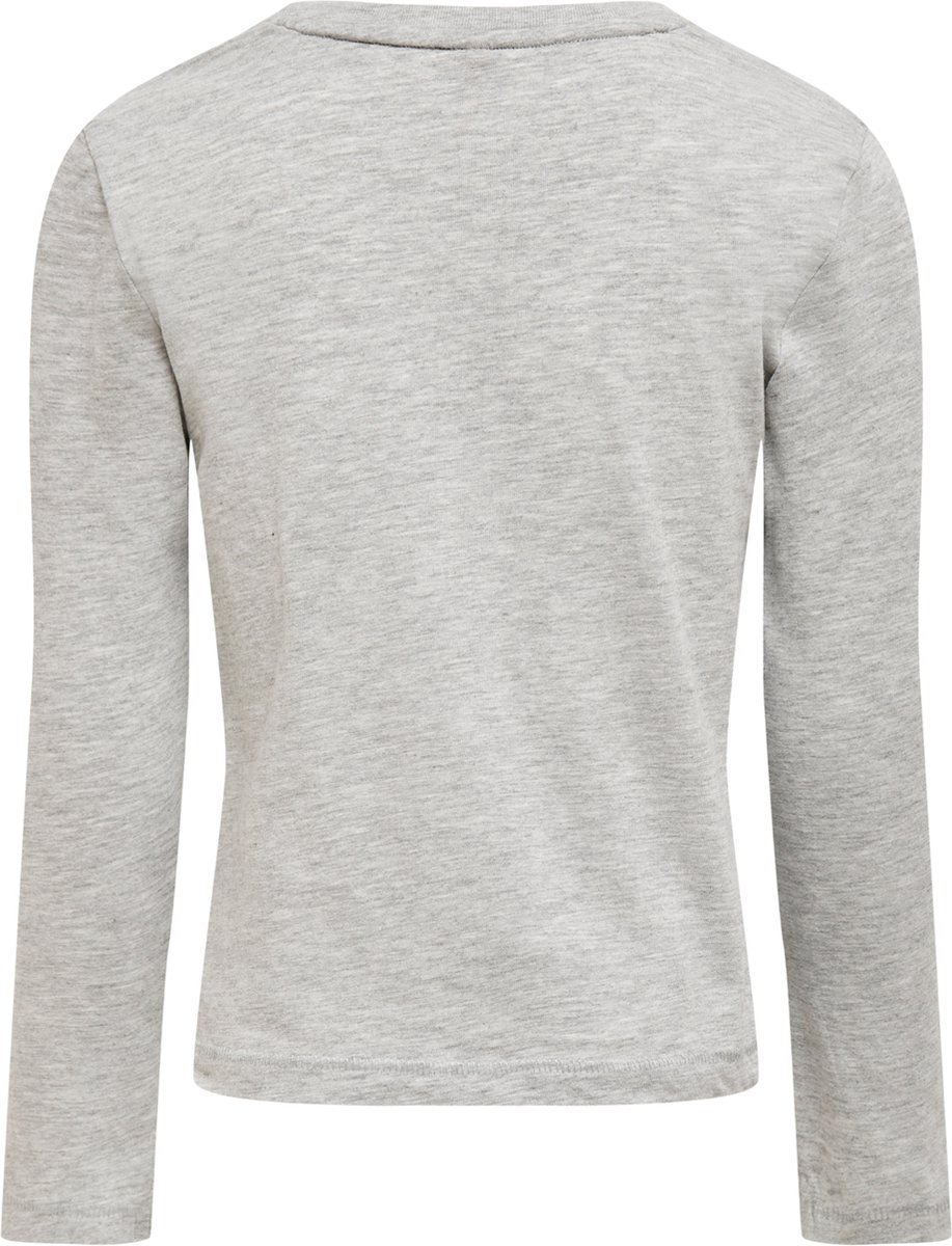 ONLY - T-shirt - Maat 128 - Meisjes - Light Grey Mele -