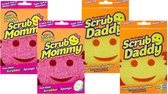2x Scrub Daddy & 2x Scrub Mommy