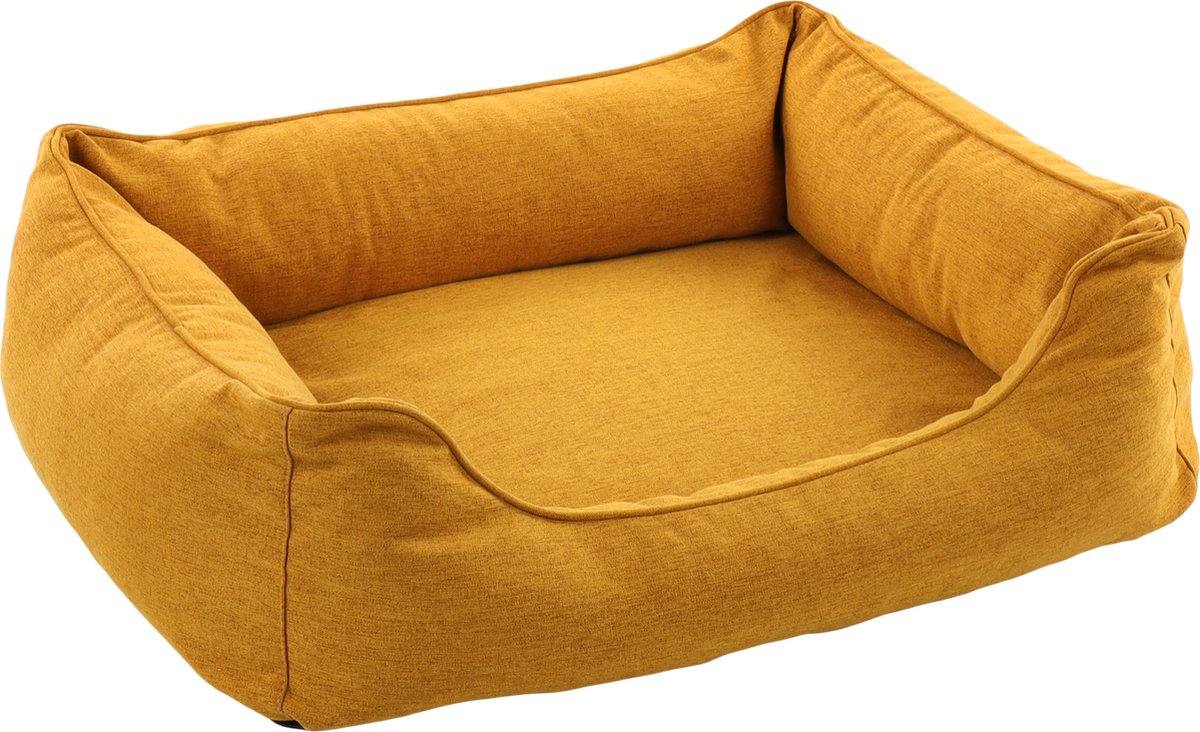 Flamingo Ziva – Mand Honden – Mand Ziva Rechthoekig + Rits Okergeel 80x67x22cm – 1st – 136689 – 1st