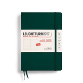 Agenda hebdomadaire Leuchtturm1917 - agenda - 18 mois 2024 - 2025 - couverture rigide - A5 - vert forêt