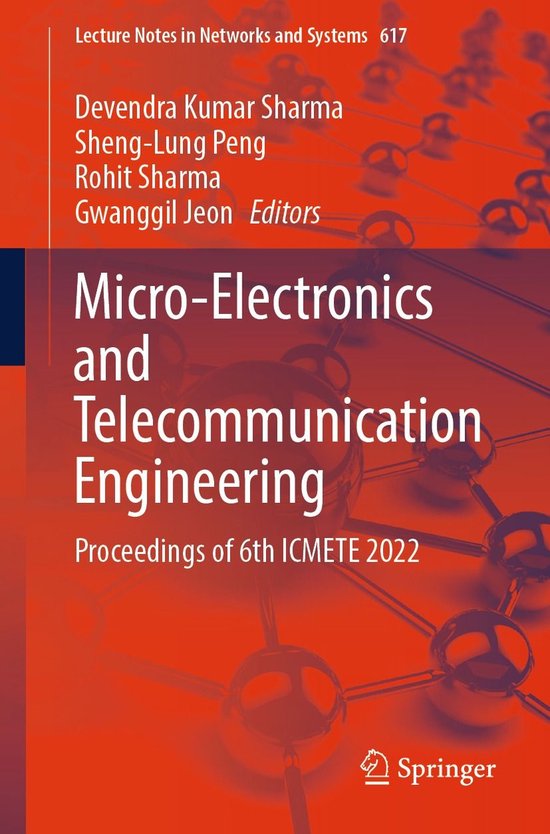 Foto: Lecture notes in networks and systems 617 micro electronics and telecommunication engineering