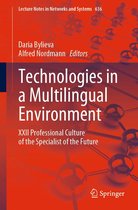 Lecture Notes in Networks and Systems 636 - Technologies in a Multilingual Environment
