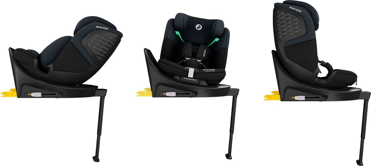 Maxi-Cosi Emerald 360 S i-Size - Autostoel - Tonal Black - Vanaf de geboorte tot 12 jaar – foto 7