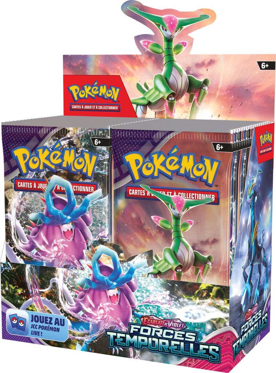 The Pokémon Company Pokémon JCC Écarlate et Violet Pack de Booster Forces Temporelles (Display x36)