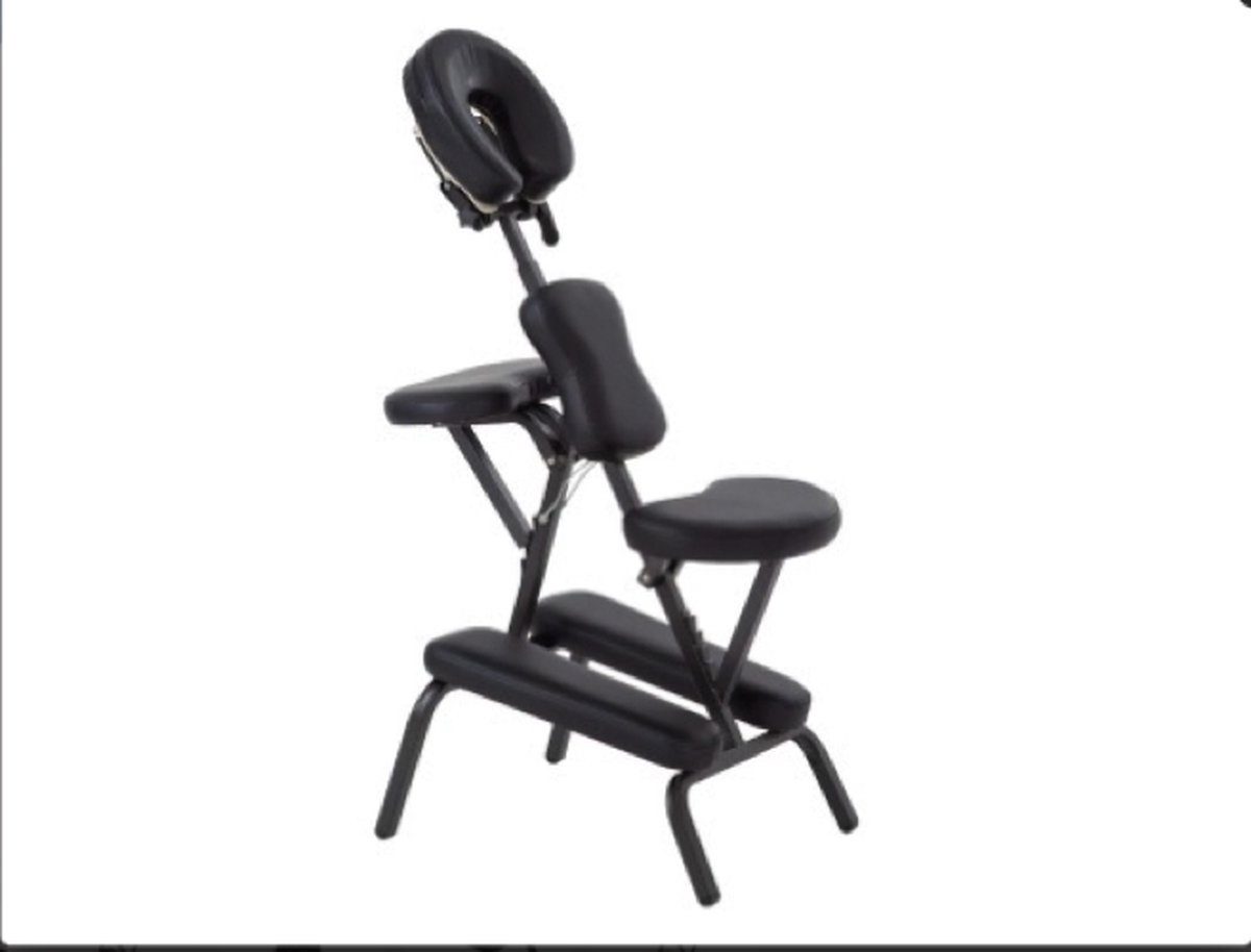 Goedkoopste Ergonomische stoel voor massage of tattoo - Behandelstoel - Massagestoel - zwart - met draagtas