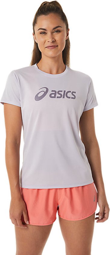 Asics Core Sportshirt Dames Lichtpaars Maat S