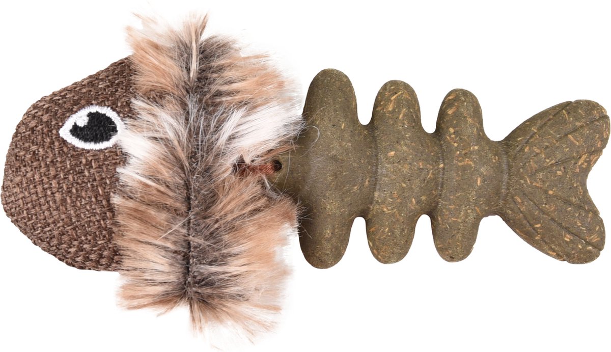 Flamingo Natura Delight - Speelgoed Katten - Ps Natura Delight Catnip Vis Mix 9cm - 1st - 130380 - 1st