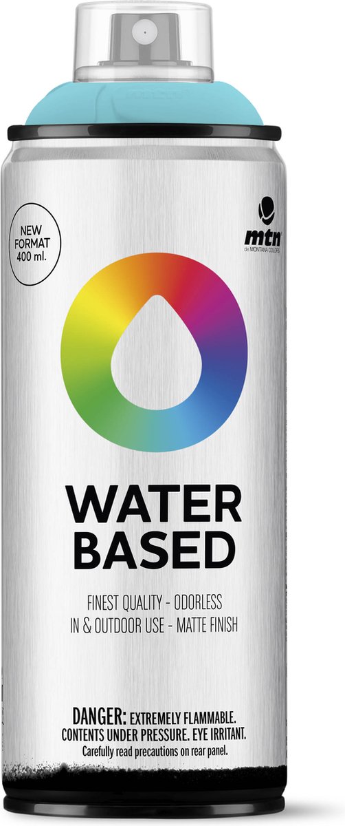 MTN Water Based Spuitbus - verf op waterbasis - RV-29 Arctic Blue - 400ml