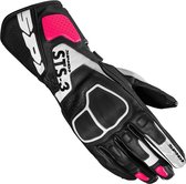 Spidi Sts-3 Lady Black Fuchsia Motorcycle Gloves XL - Maat XL - Handschoen