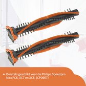 Replacements® borstels (2 stuks) geschikt voor de Philips Speedpro Max (FC6, XC7 en XC8)